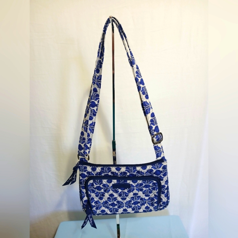 Vera Bradley Floral Blue Shoulder/ Crossbody